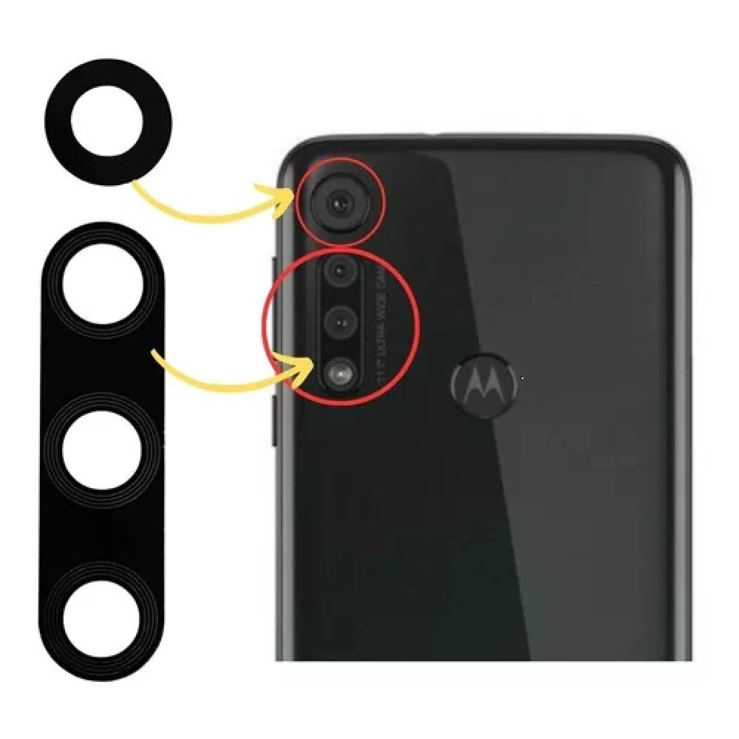 back camera LENS for Moto G8 Play XT2015