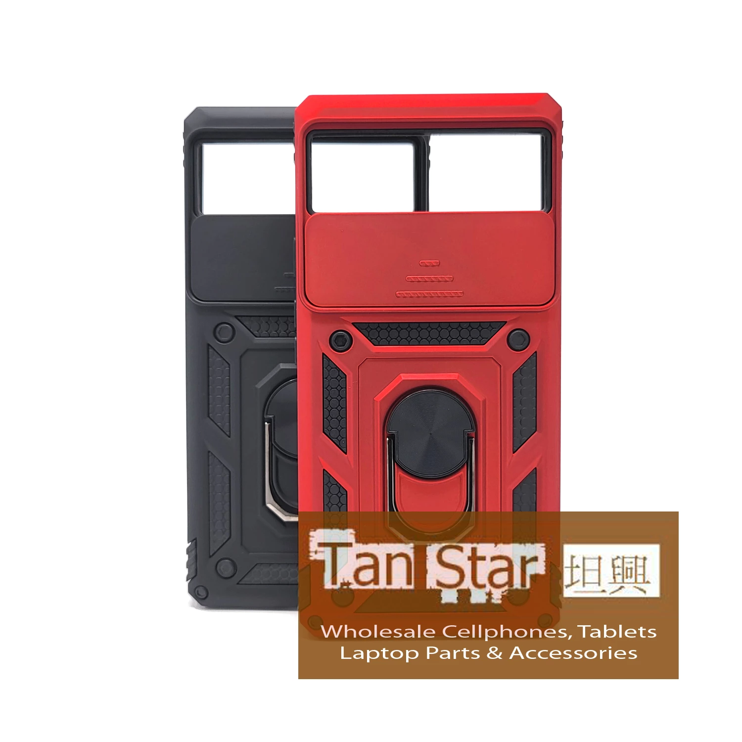 Google Pixel 6 - Transformer Magnet Enabled Case with Ring Kickstand