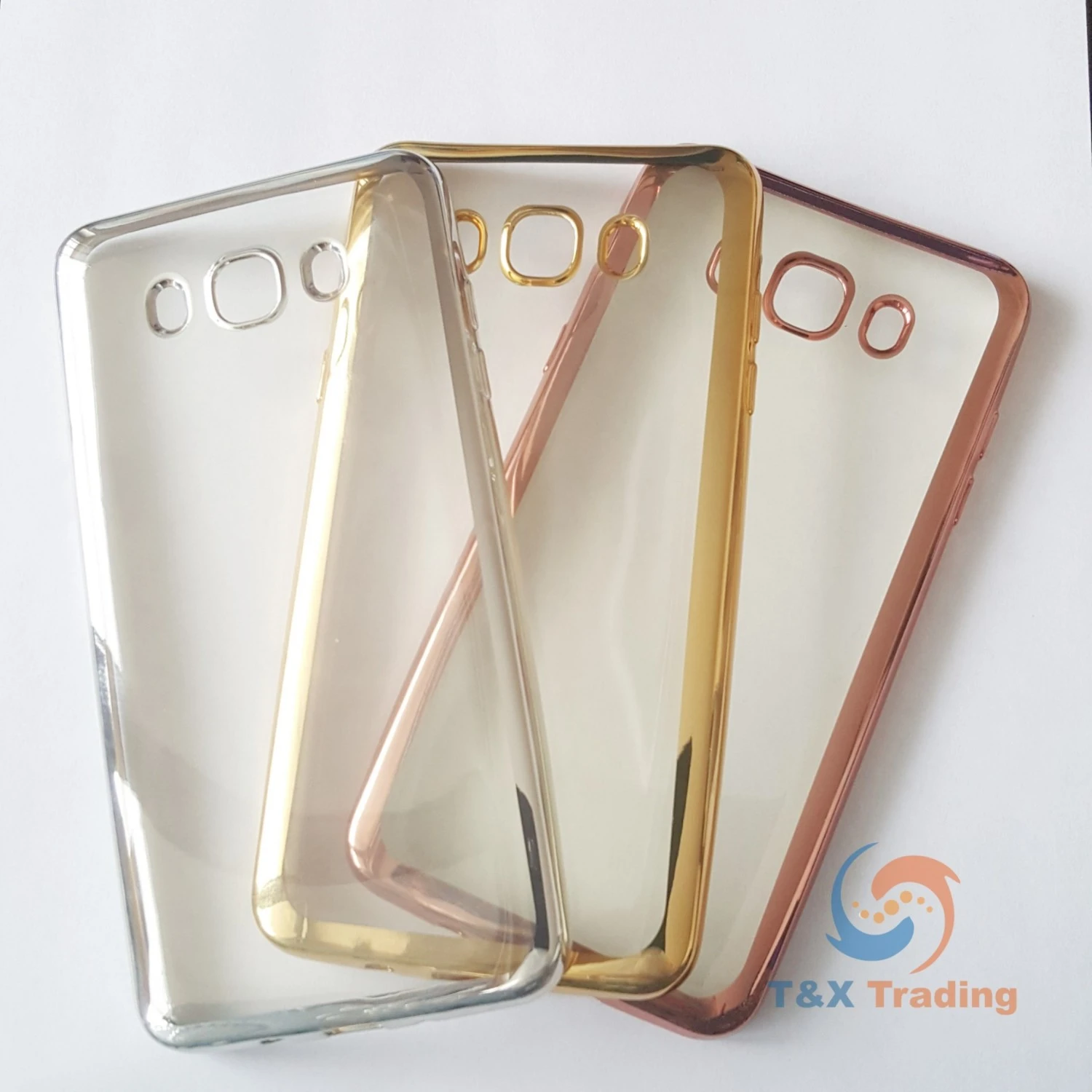 Samsung Galaxy J7 - Chrome Edge Silicone Case