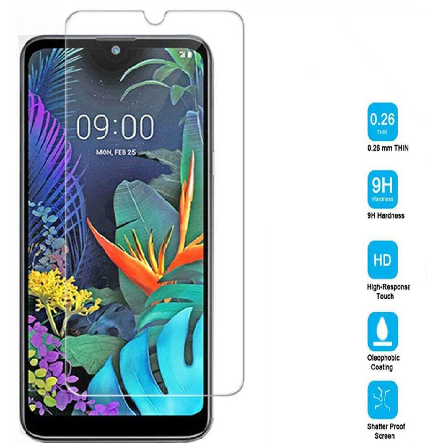 LG G8X - Tempered Glass Screen Protector