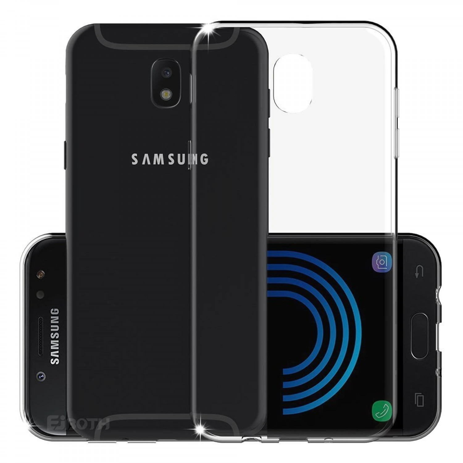 Samsung Galaxy J7 Pro - Silicone Phone Case With Dust Plug