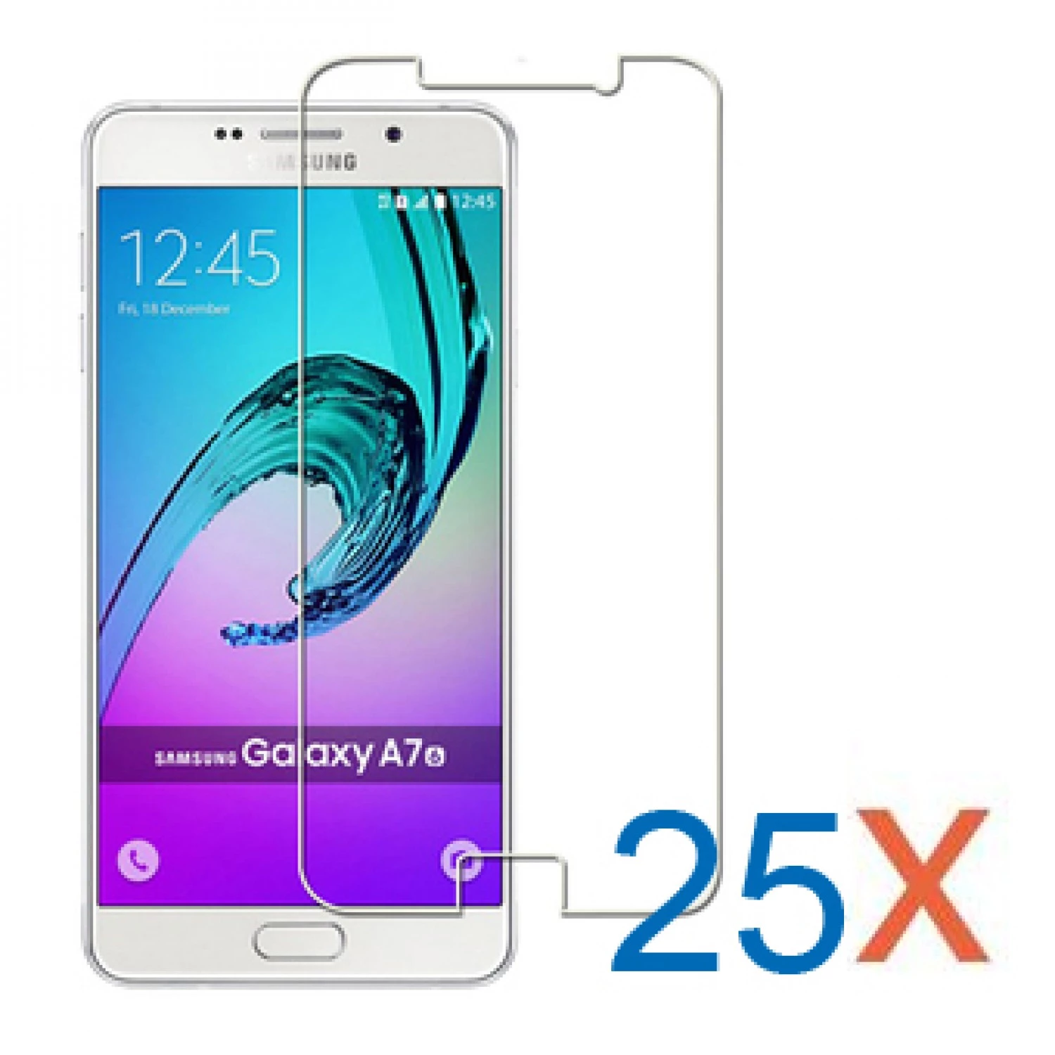 Samsung Galaxy A7 (2017) Bulk (25Pcs) Tempered Glass Screen Protector
