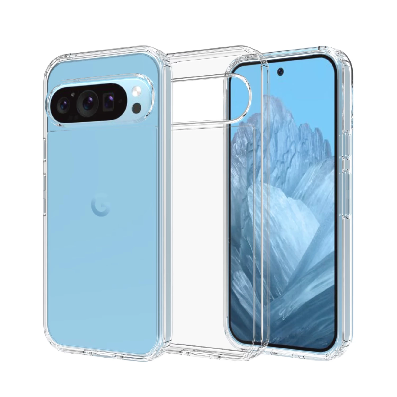 Google Pixel 9 / 9 Pro - Silicone Clear Phone Case