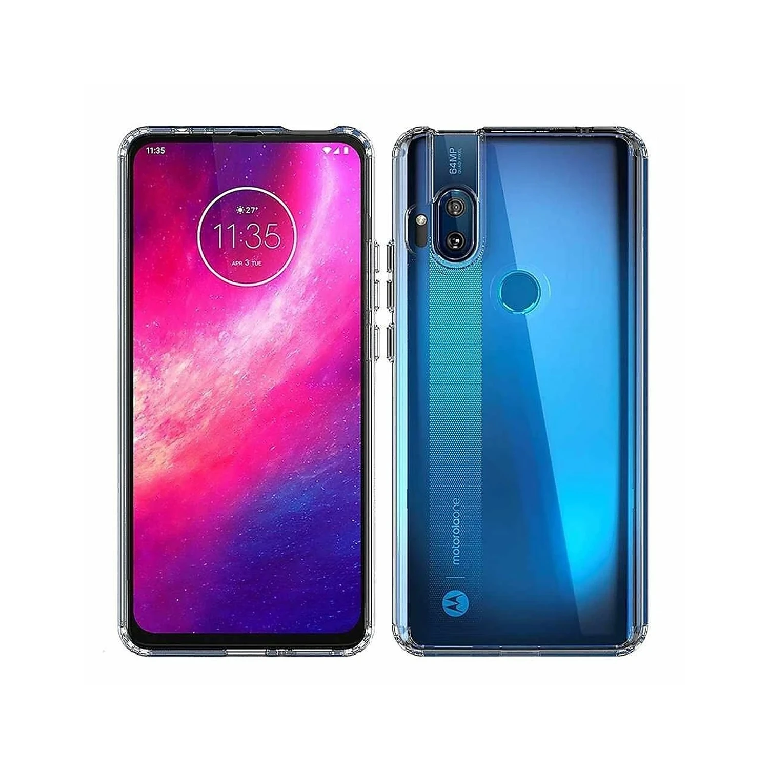 Motorola One Hyper - Blu Element Dropzone Case Clear