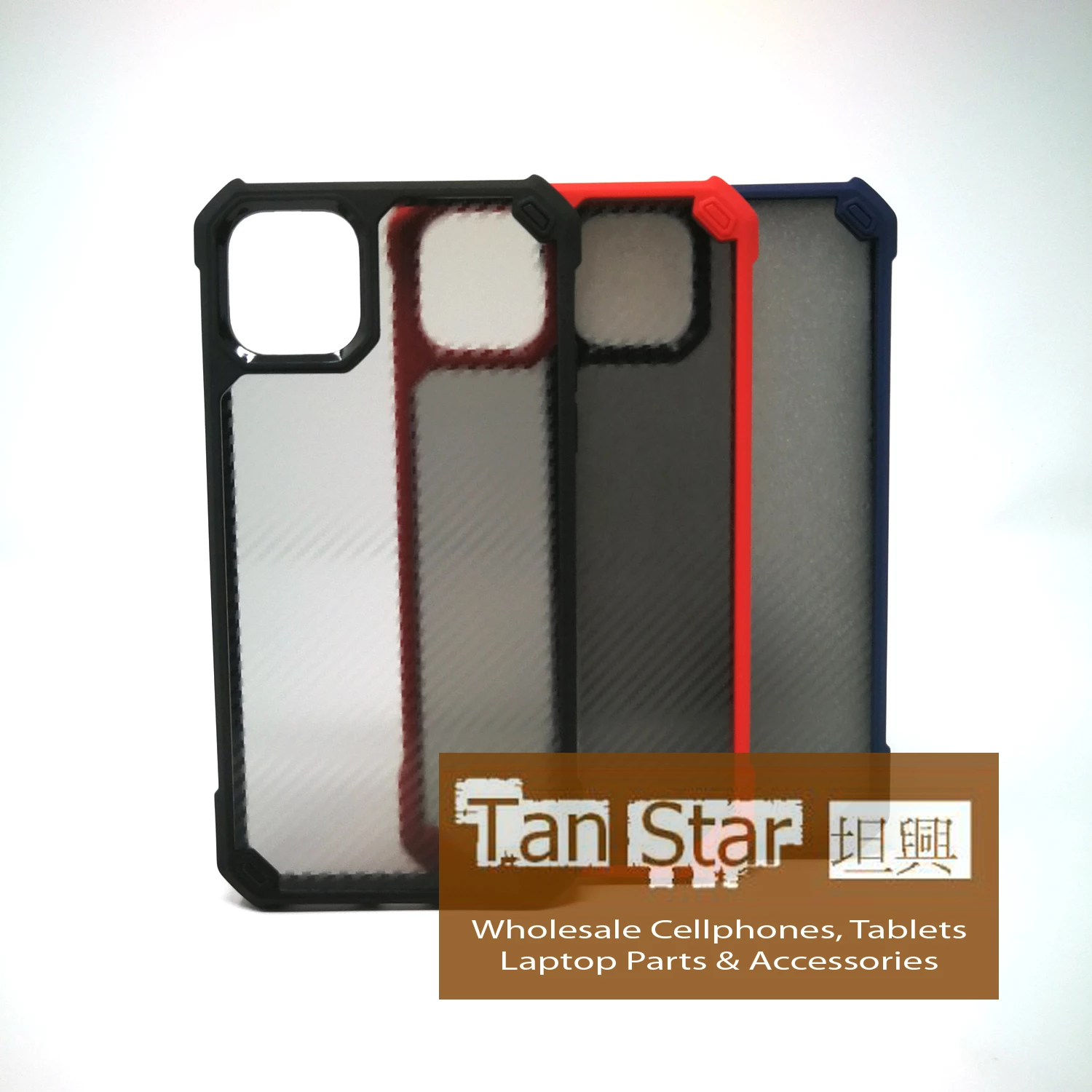 Apple iPhone 13 Mini - Grey Stripped Reinforced Corners Silicone Phone Case