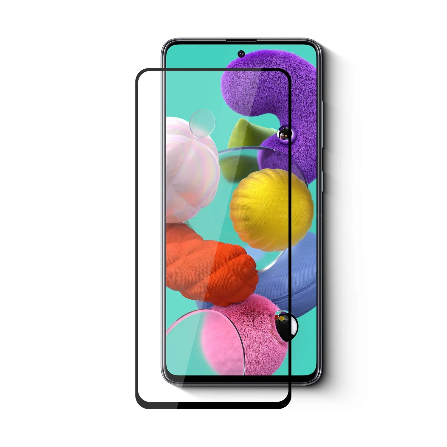 Samsung Galaxy A20S - 3D FULL Glue Tempered Glass Screen Protector