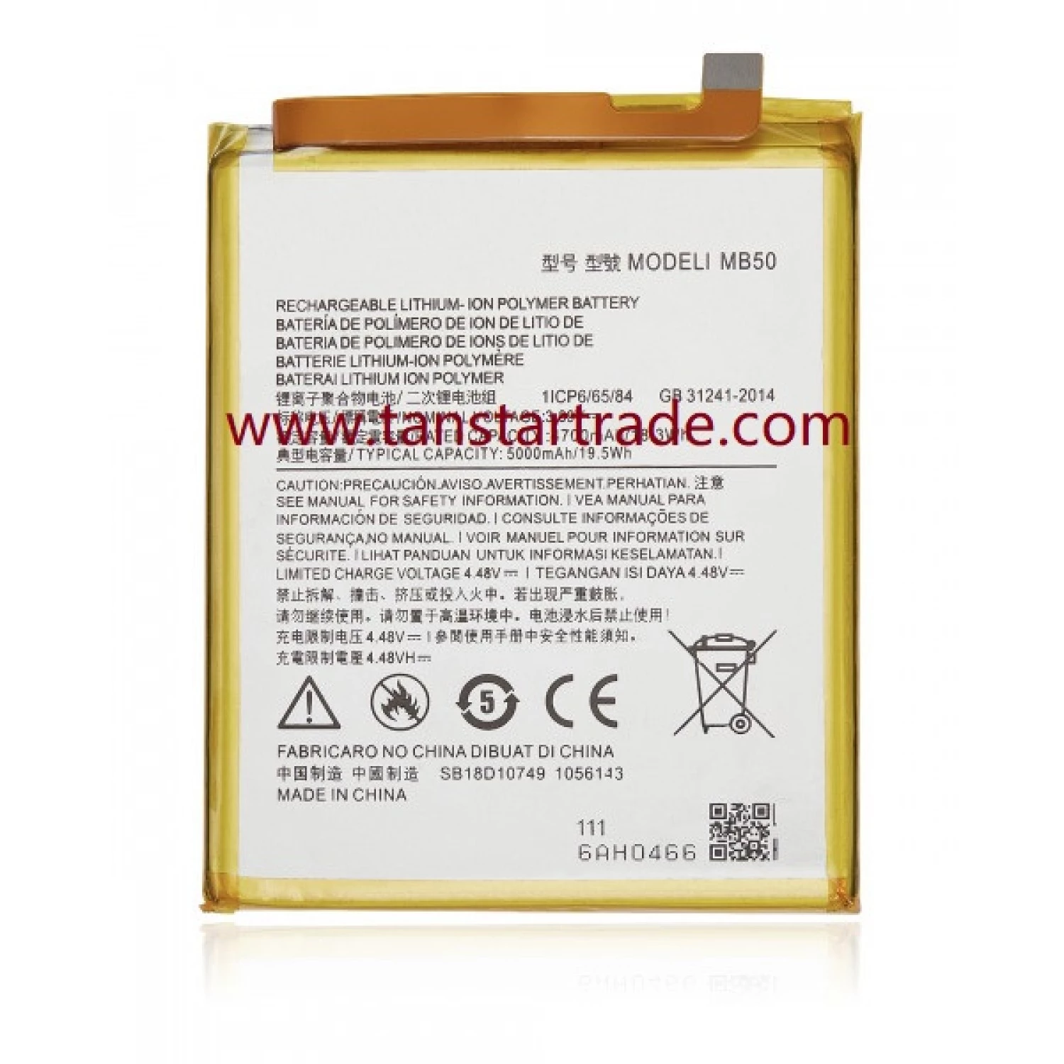 replacement battery MB50 for Motorola Moto XT2141 XT2175