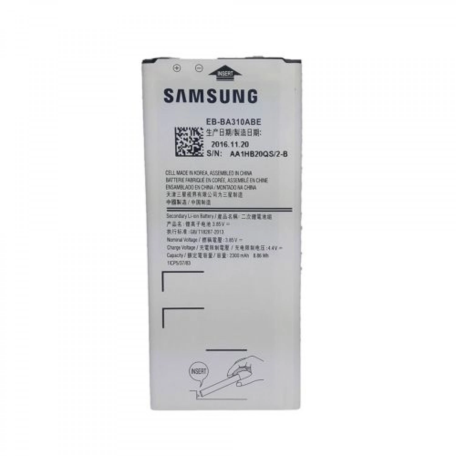 replacement battery EB-BA310ABE for Samsung Galaxy A3 2016 A310
