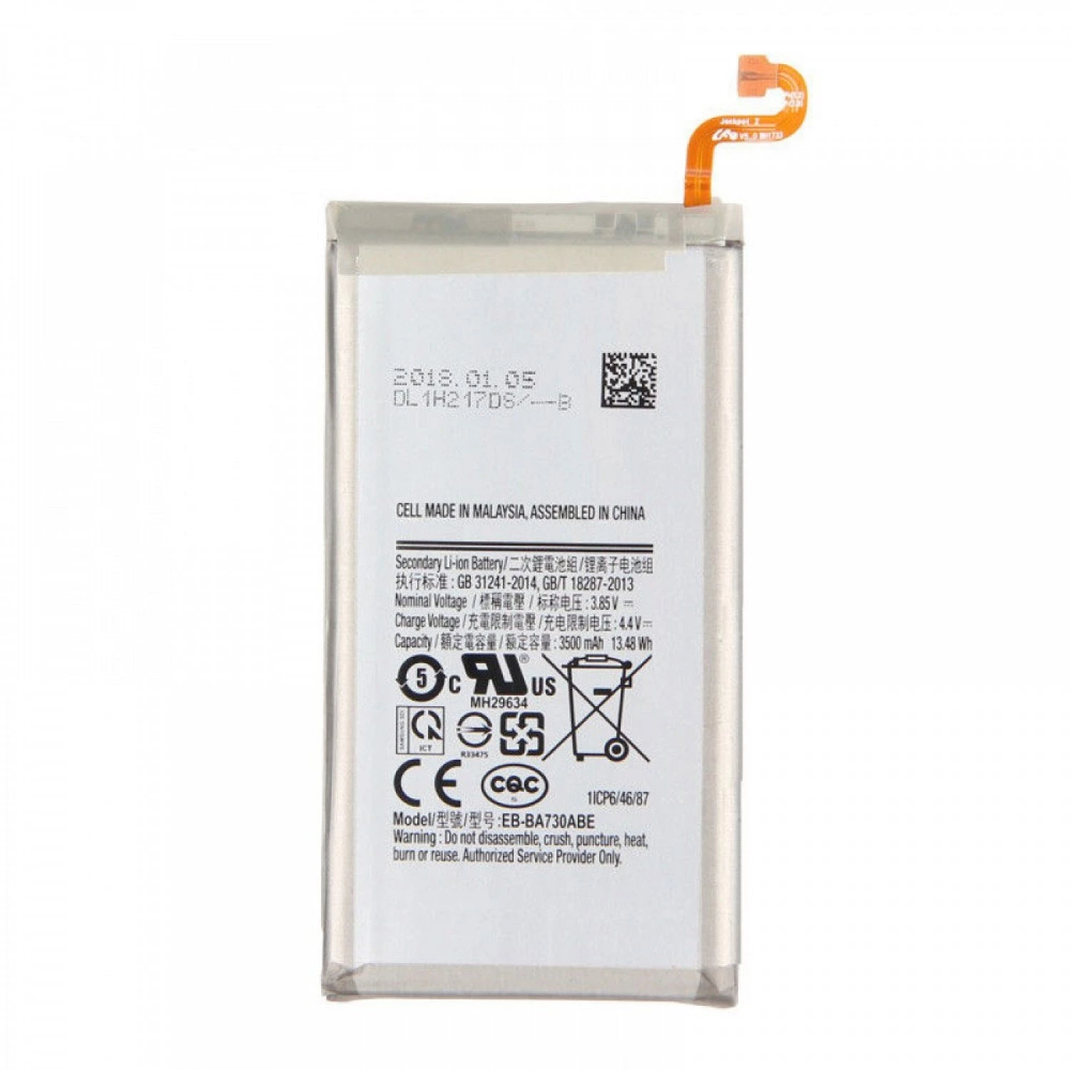 replacement battery EB-BA730ABE Samsung Galaxy A8 Plus A8+ 2018 A730 A730F