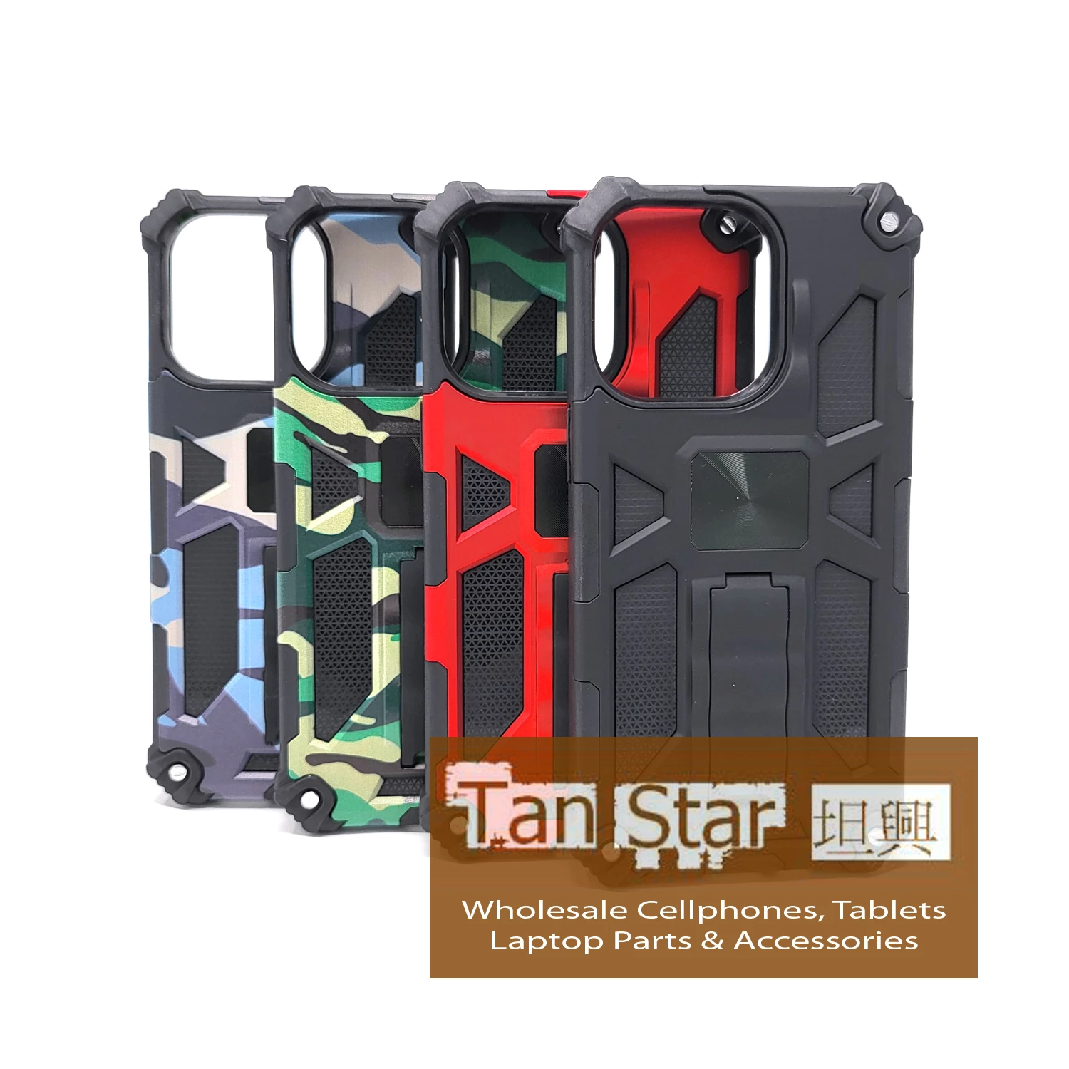 Apple iPhone 13 Pro - Kyiv Camo Magnet Enabled Case with Ring Kickstand