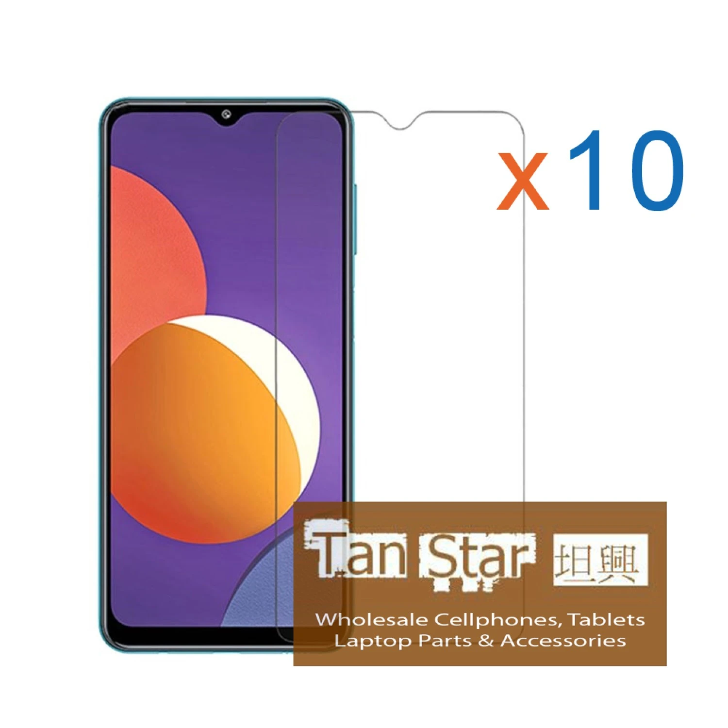 Samsung Galaxy M12 / Samsung A70 BOX (10pcs) Tempered Glass Screen Protector