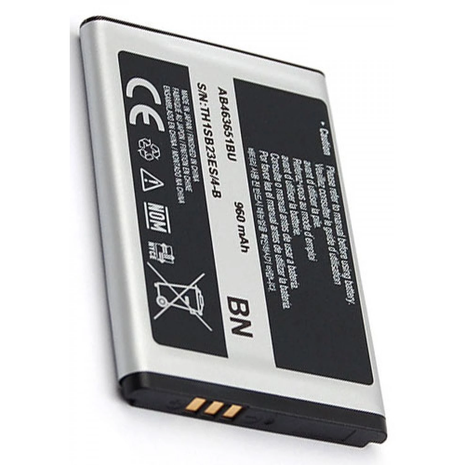 Replacement battery Samsung AB463651BU S3650 S7070 C3510 S597
