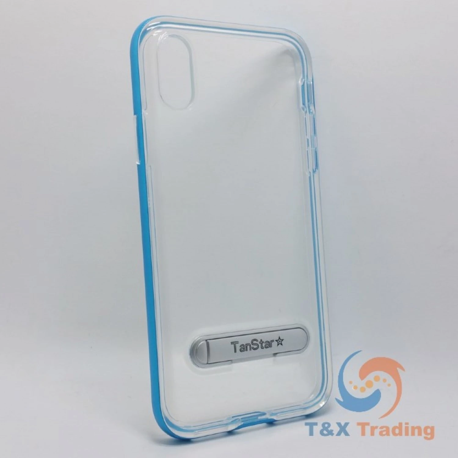Apple iPhone X / XS - TanStar Aluminum Bumper Frame Case with Kickstand