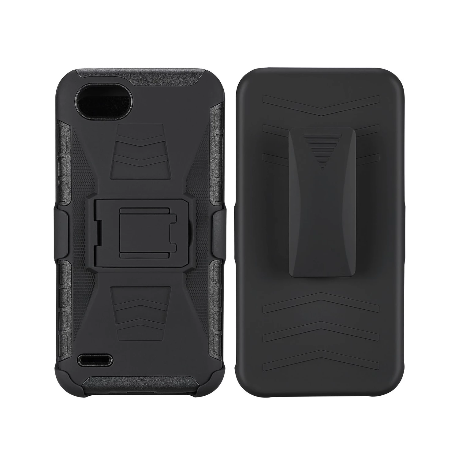 LG Q6 - Heavy Duty Slim Case with Holster