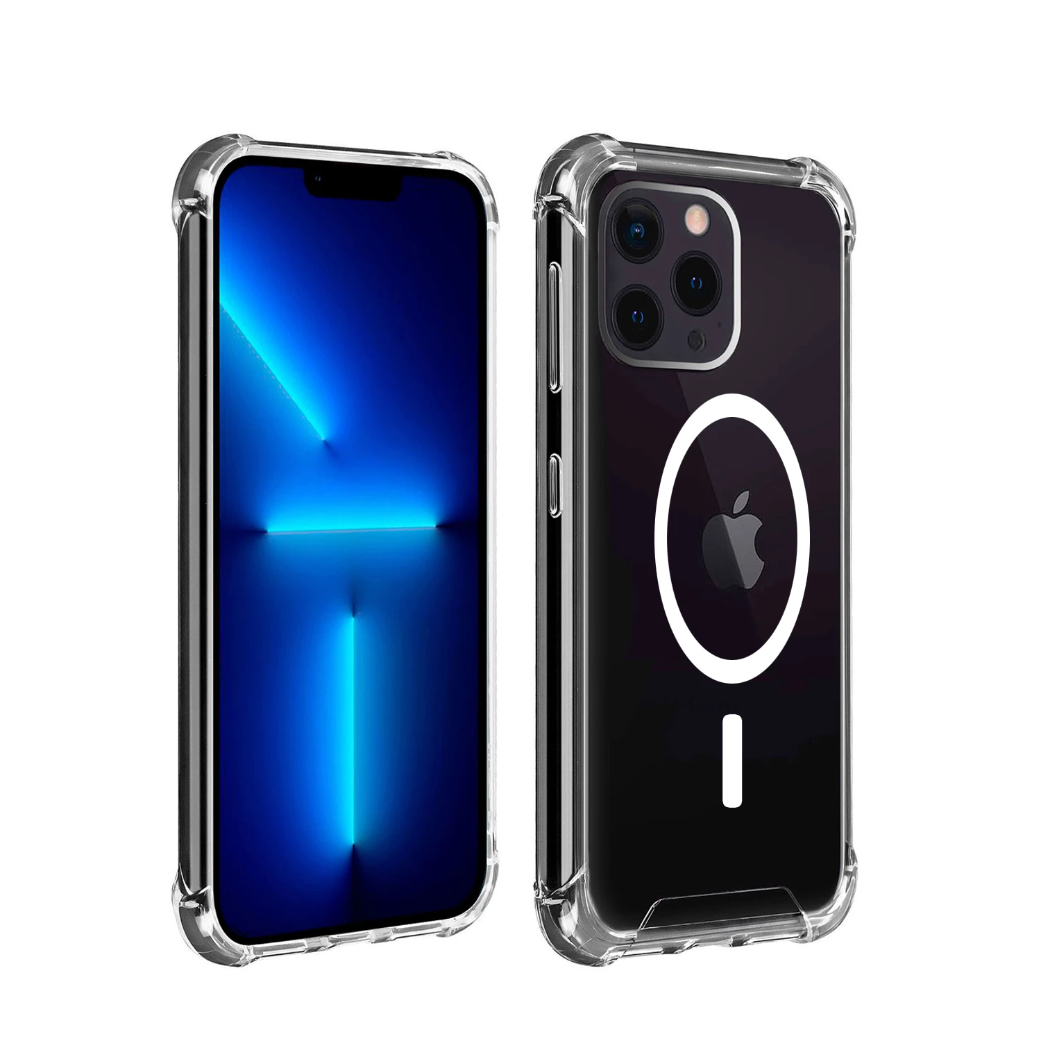 Apple iPhone 13 Pro - Reinforced Corners Silicone Phone Case with Wireless Charging