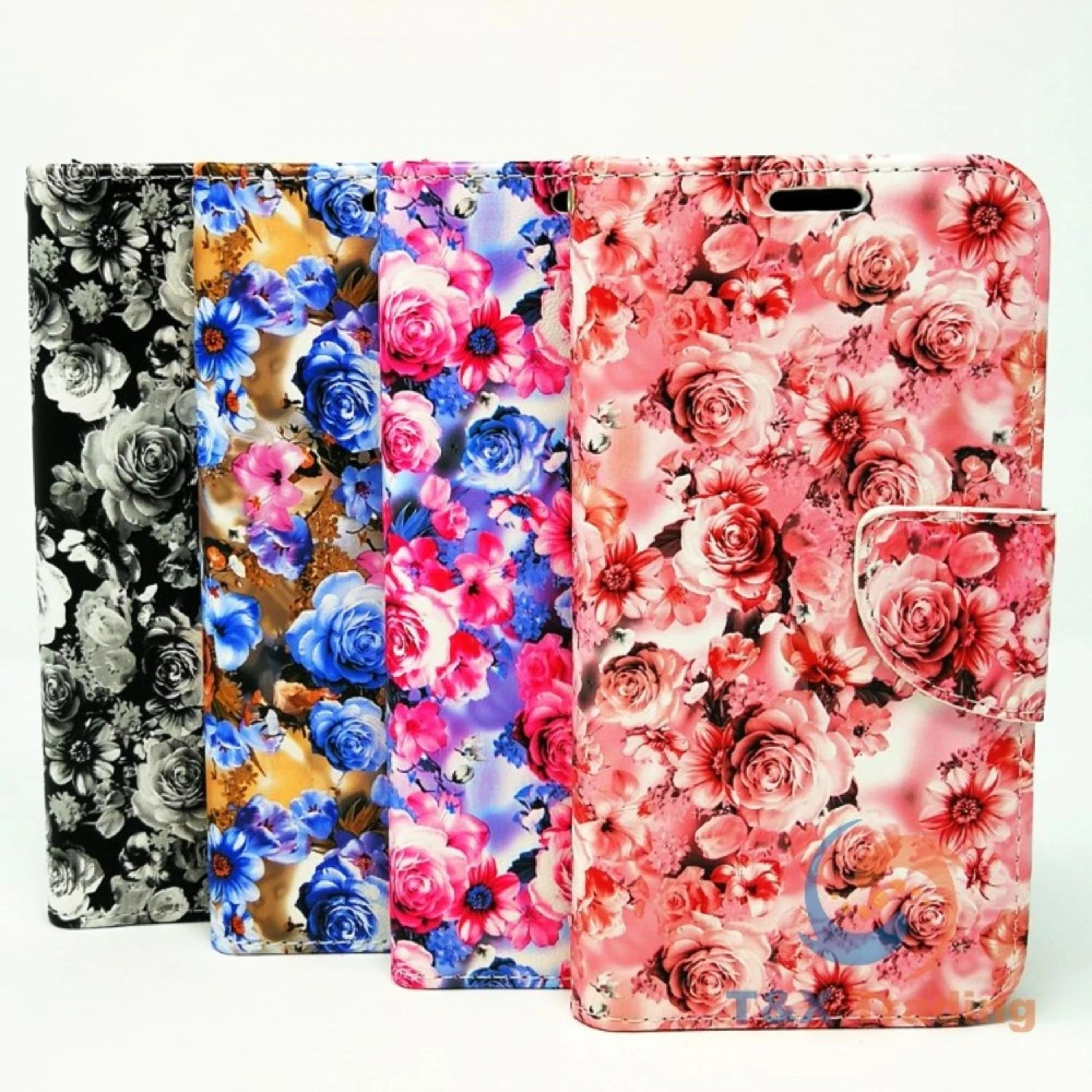 Apple iPhone XS Max - Floral Book Style Wallet Case