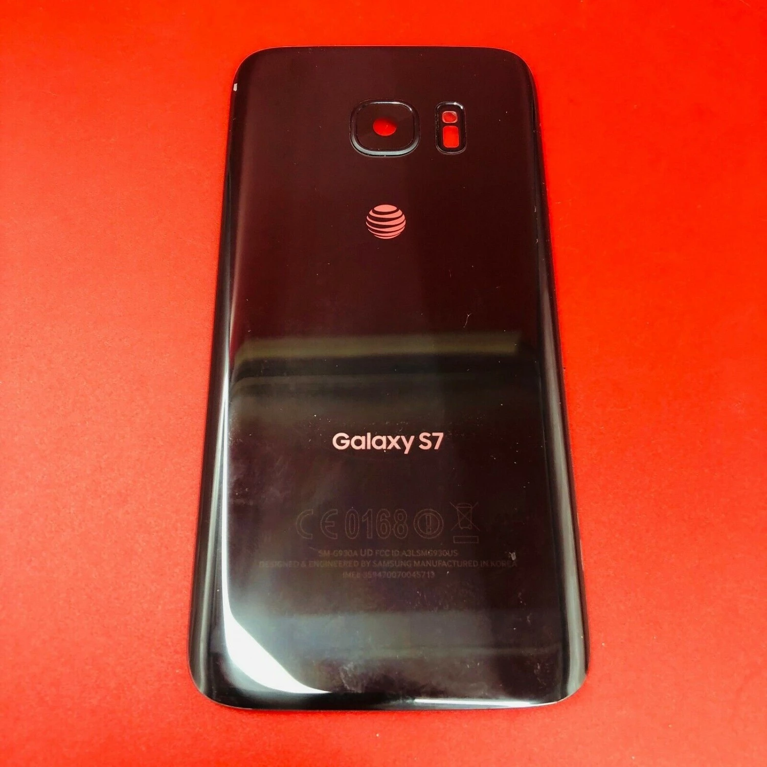 back battery cover with camera lens Samsung S7 G930 G930F (used, good condition)