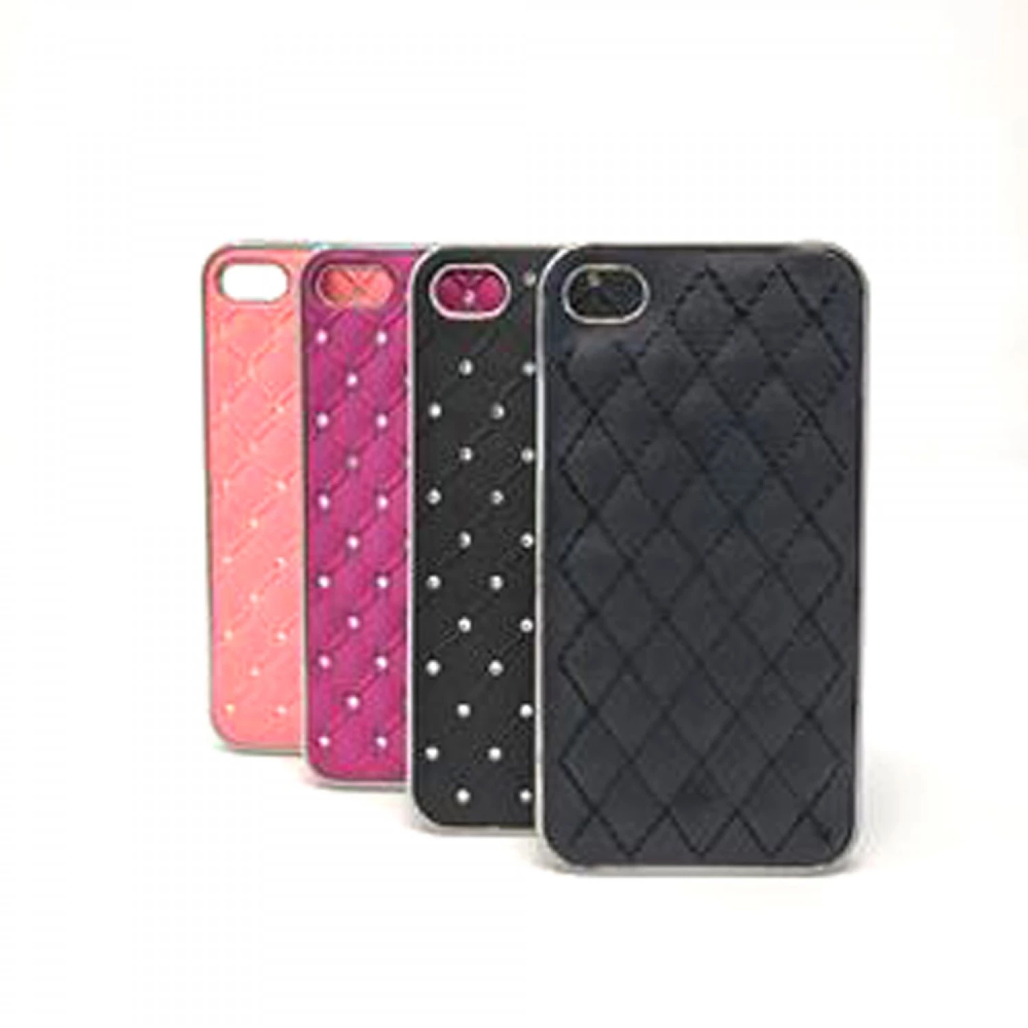 Apple iPhone 4G/4S - Bling Bling Checked Case