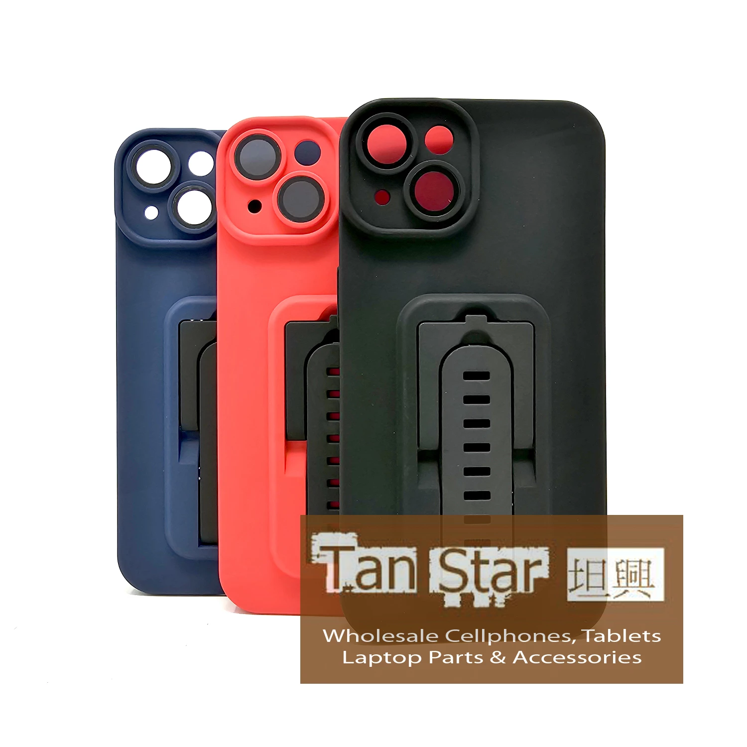 Apple iPhone 14 - Camera Protection Case with Watch Band Kickstand