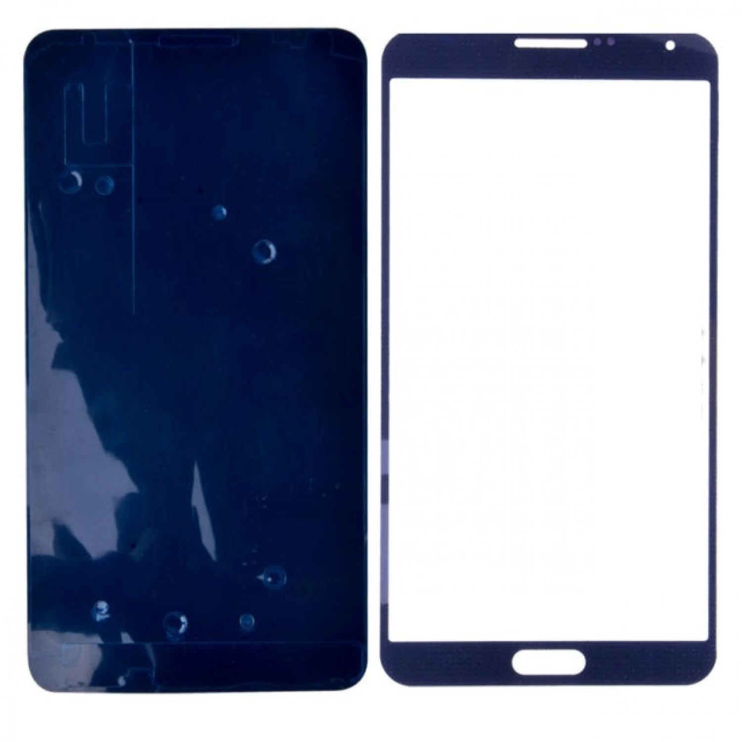 LCD lens Front glass for Samsung Note 3 N9000 N9005 Blue