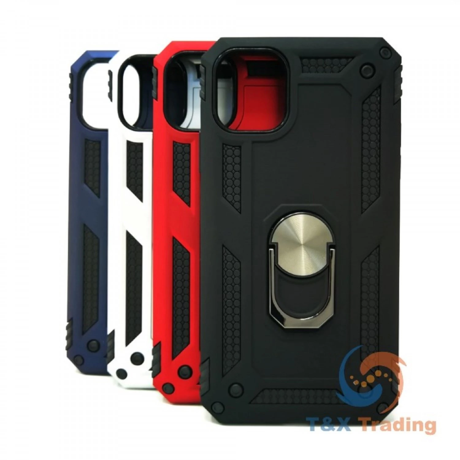 Apple iPhone 11 Pro - Transformer Magnet Enabled Case with Ring Kickstand