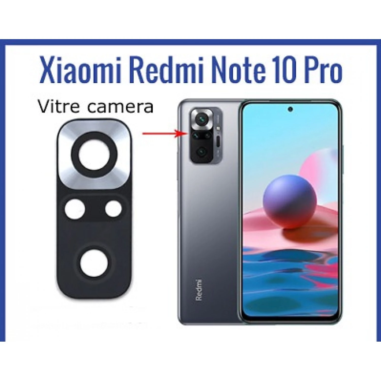 back camera lens for Xiaomi Redmi Note 10 Pro