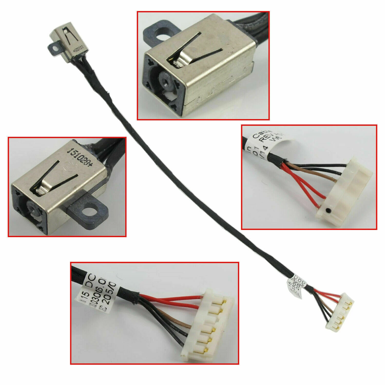 charging port DC power flex for Dell Inspiron 15" 3558 3000 3551