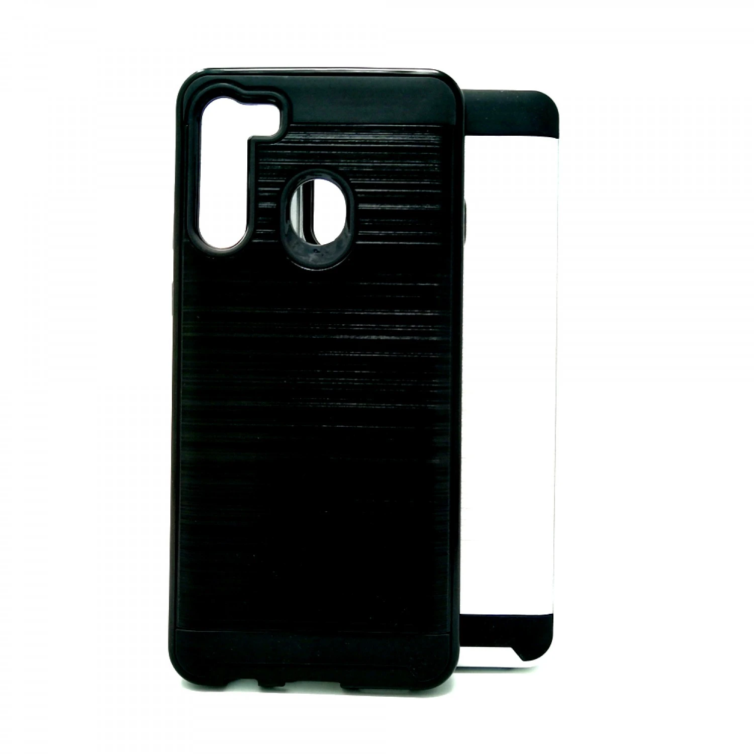 Samsung Galaxy A21 - Slim Sleek Brush Metal Case