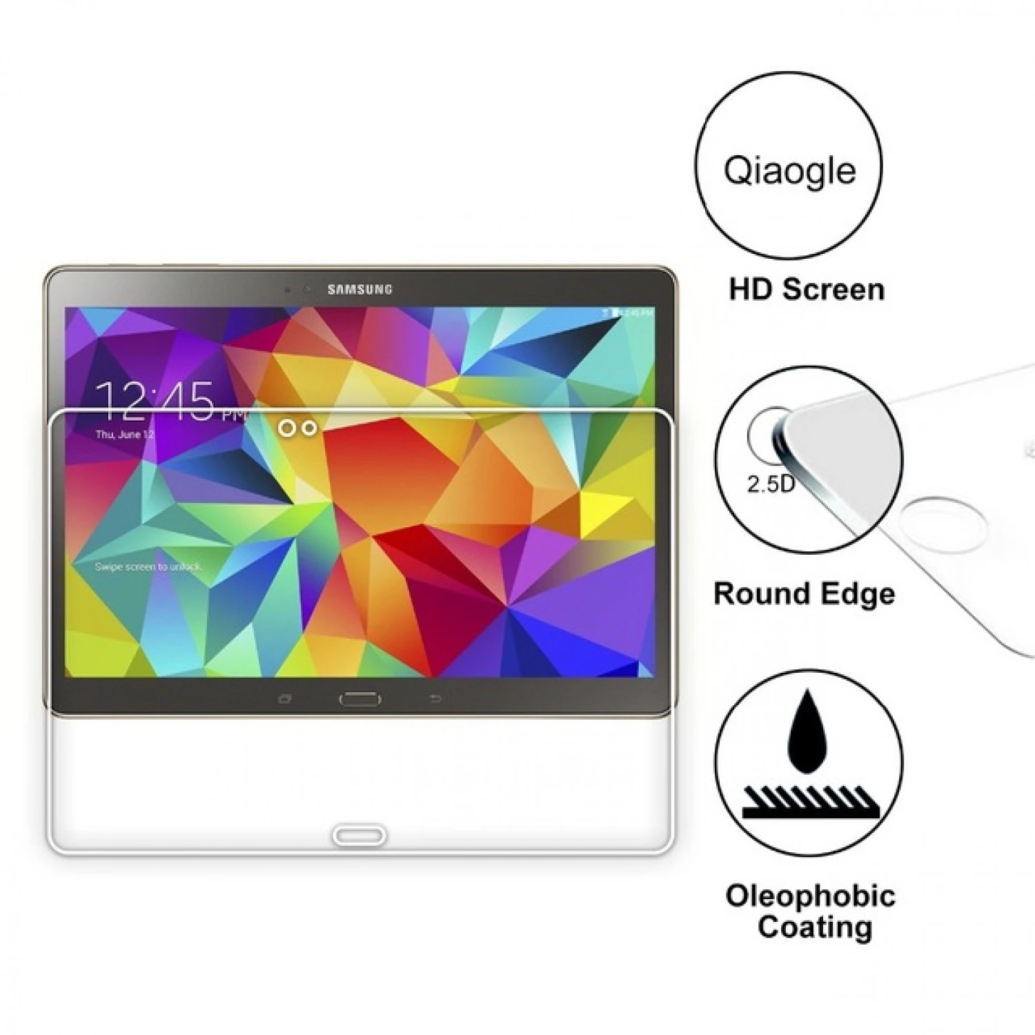 Samsung Galaxy Tab S 10.5 Tempered Glass Screen Protector (T800)
