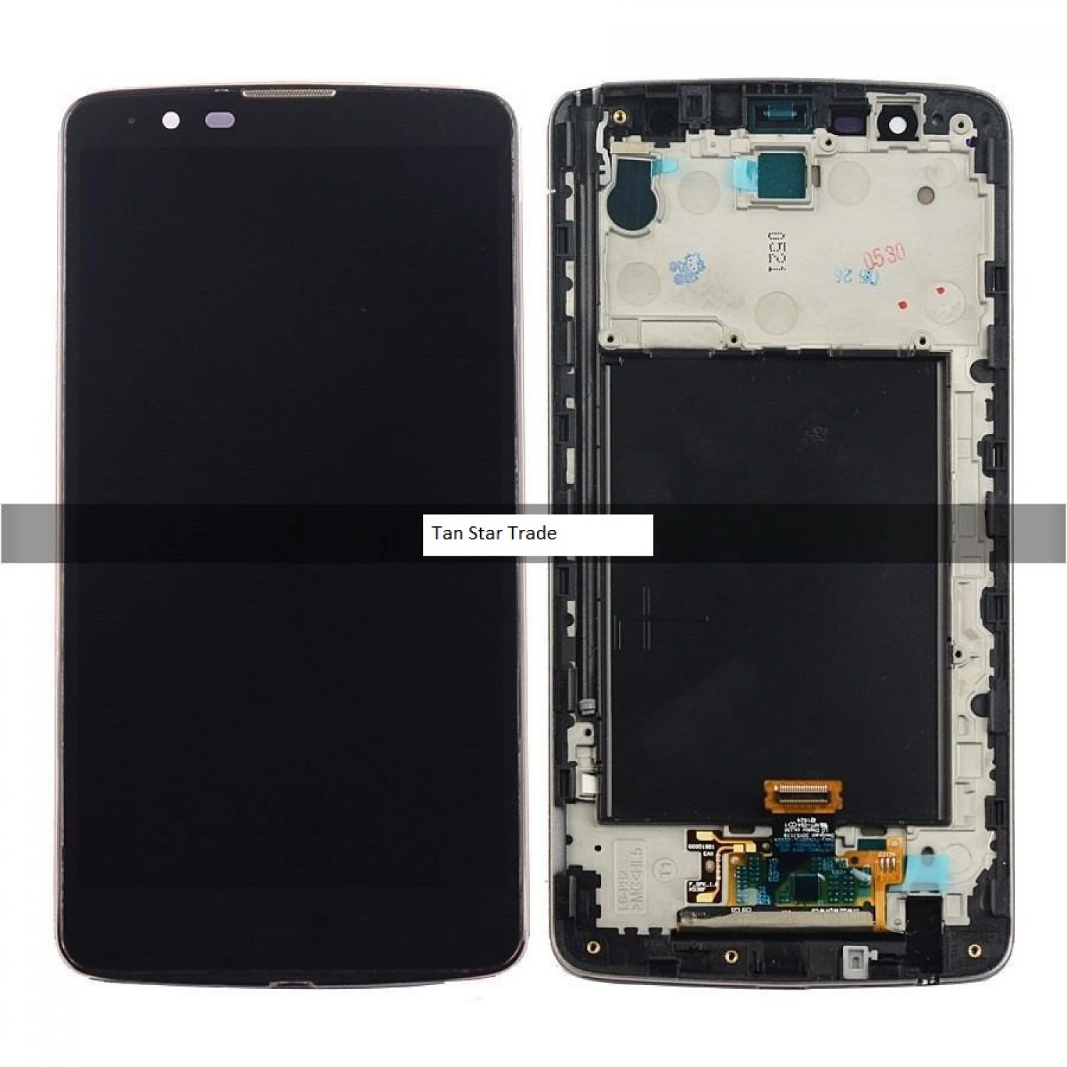 LCD digitizer with frame BLACK LG G Stylo 2 plus LG-K557 Bronze