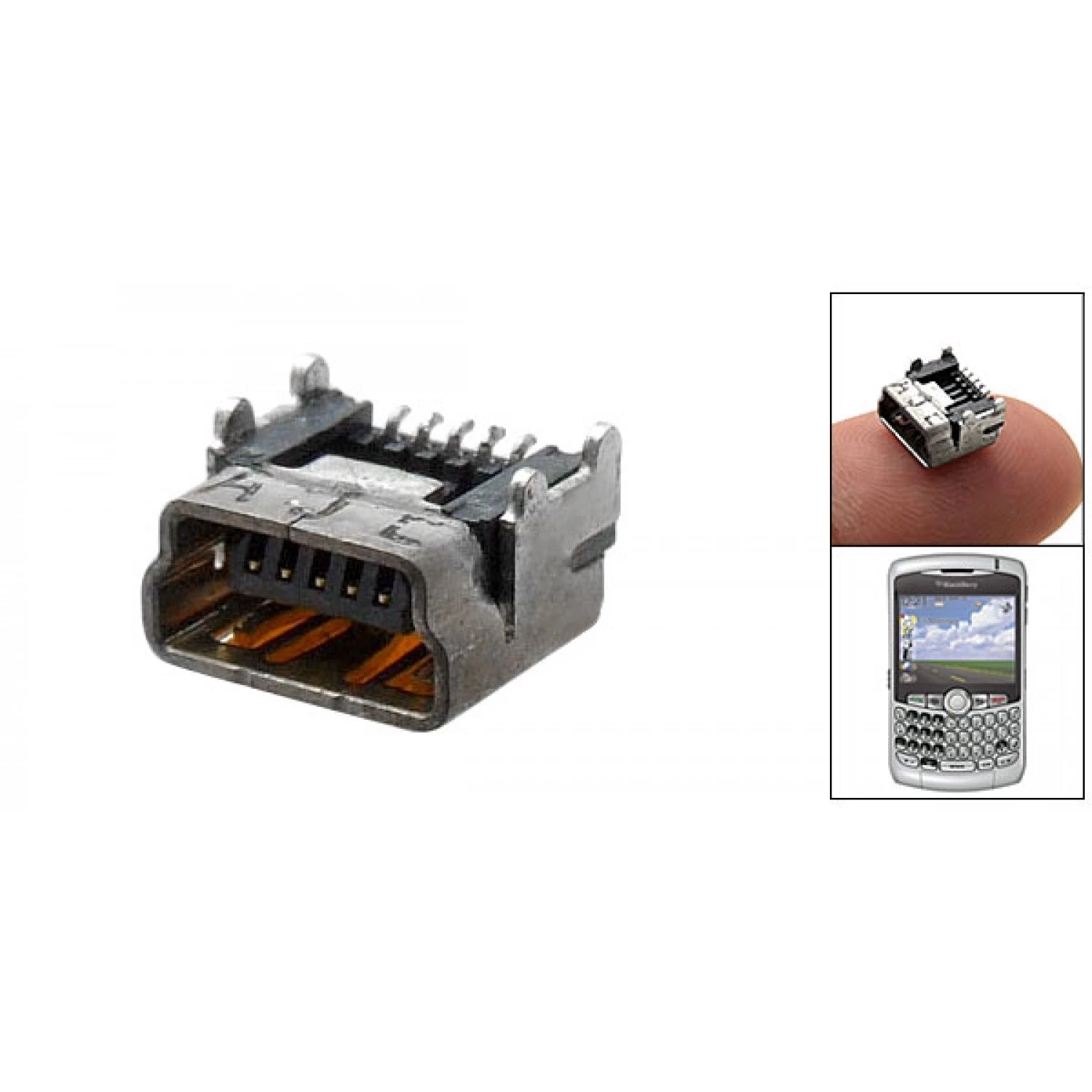 charging port for Blackberry 8100 8120 8110 8130 Pearl