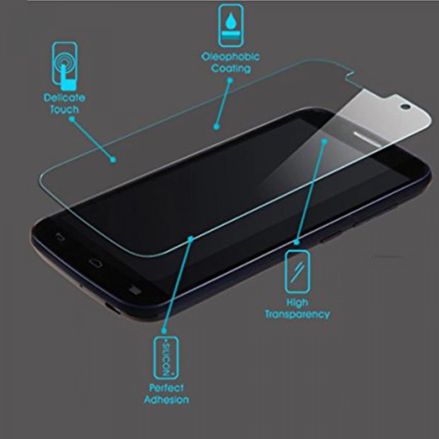 Alcatel 7040 Tempered Glass Screen Protector