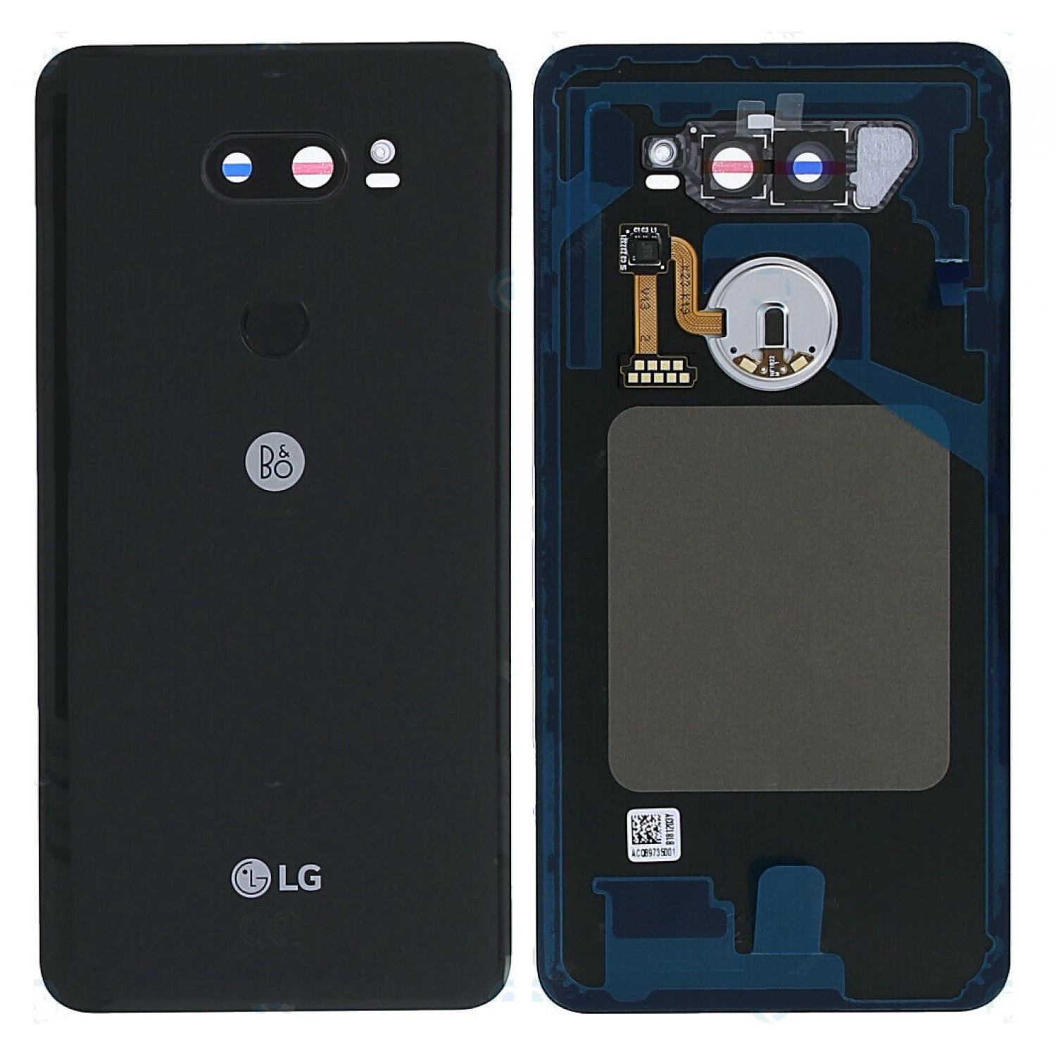 back battery cover with fingerprint LG V30 H930 H933 H931 V30+ ( used, good condition)
