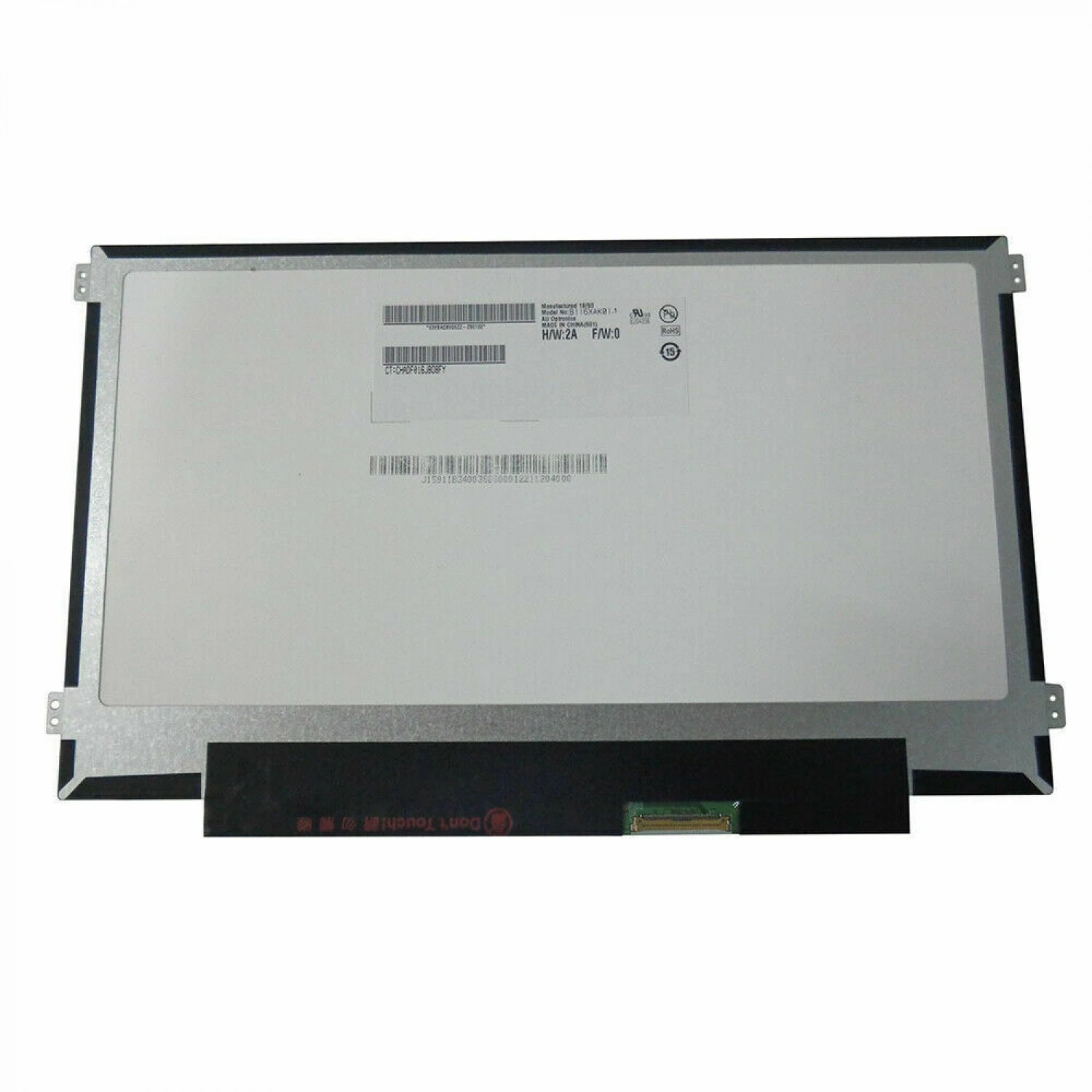 11.6" Laptop LCD 1366x768p 40 pins with Side Brackets LTN116AT06-L02