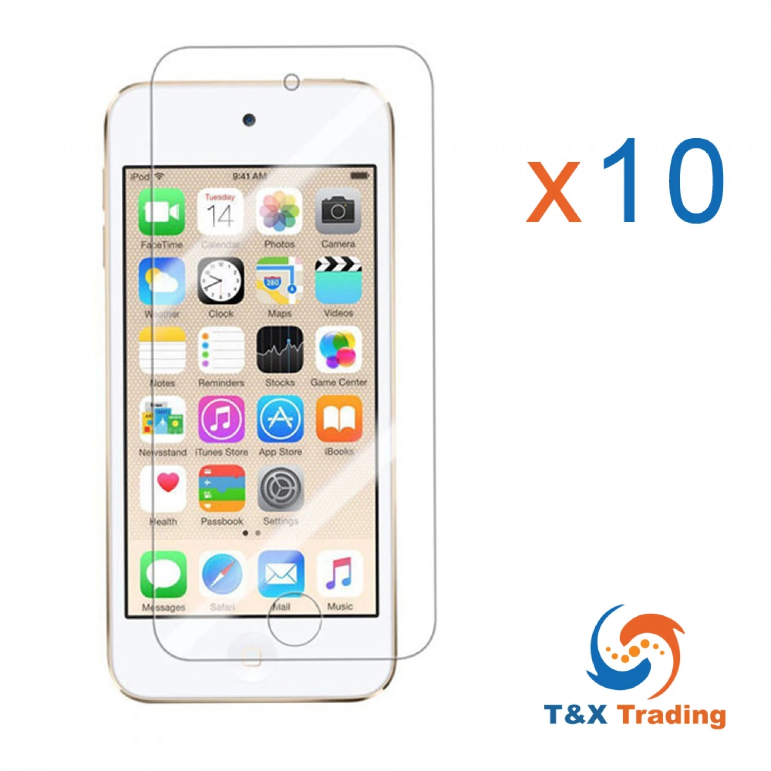 Apple iPod Touch 5/6 BOX (10Pcs) Tempered Glass Screen Protector
