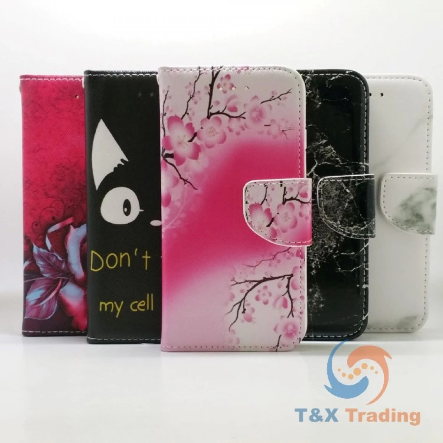 Apple iPhone X / XS - New Book Style Wallet Case with Design