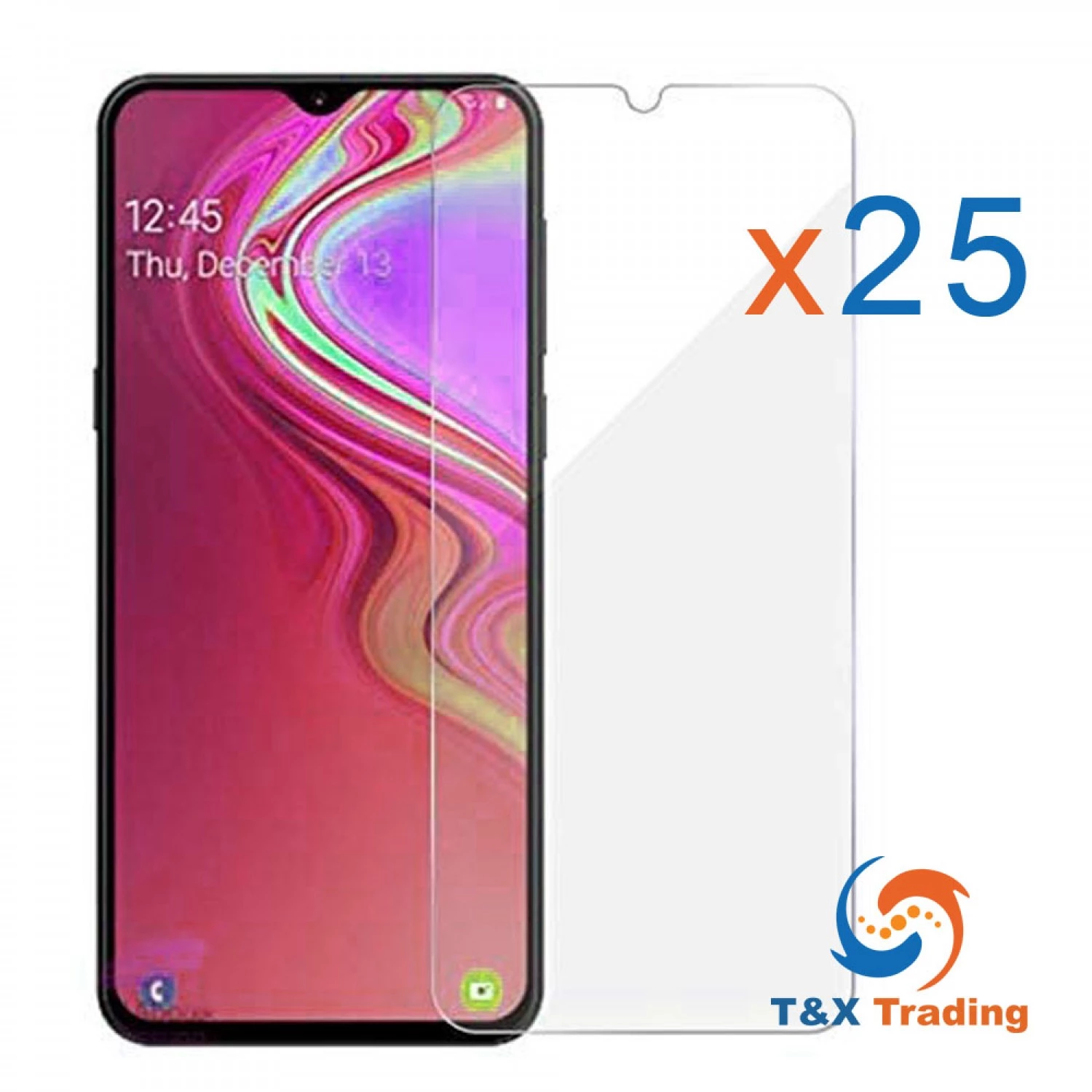 Samsung Galaxy A10S / A30S / A50S / Moto G8 Bulk (25Pcs) Tempered Glass Screen Protector