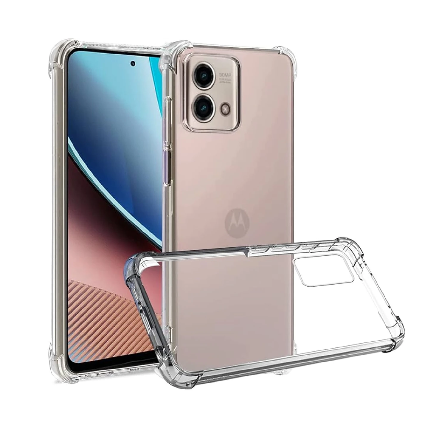 Motorola Moto G 5G 2024 - Reinforced Corners Silicone Phone Case