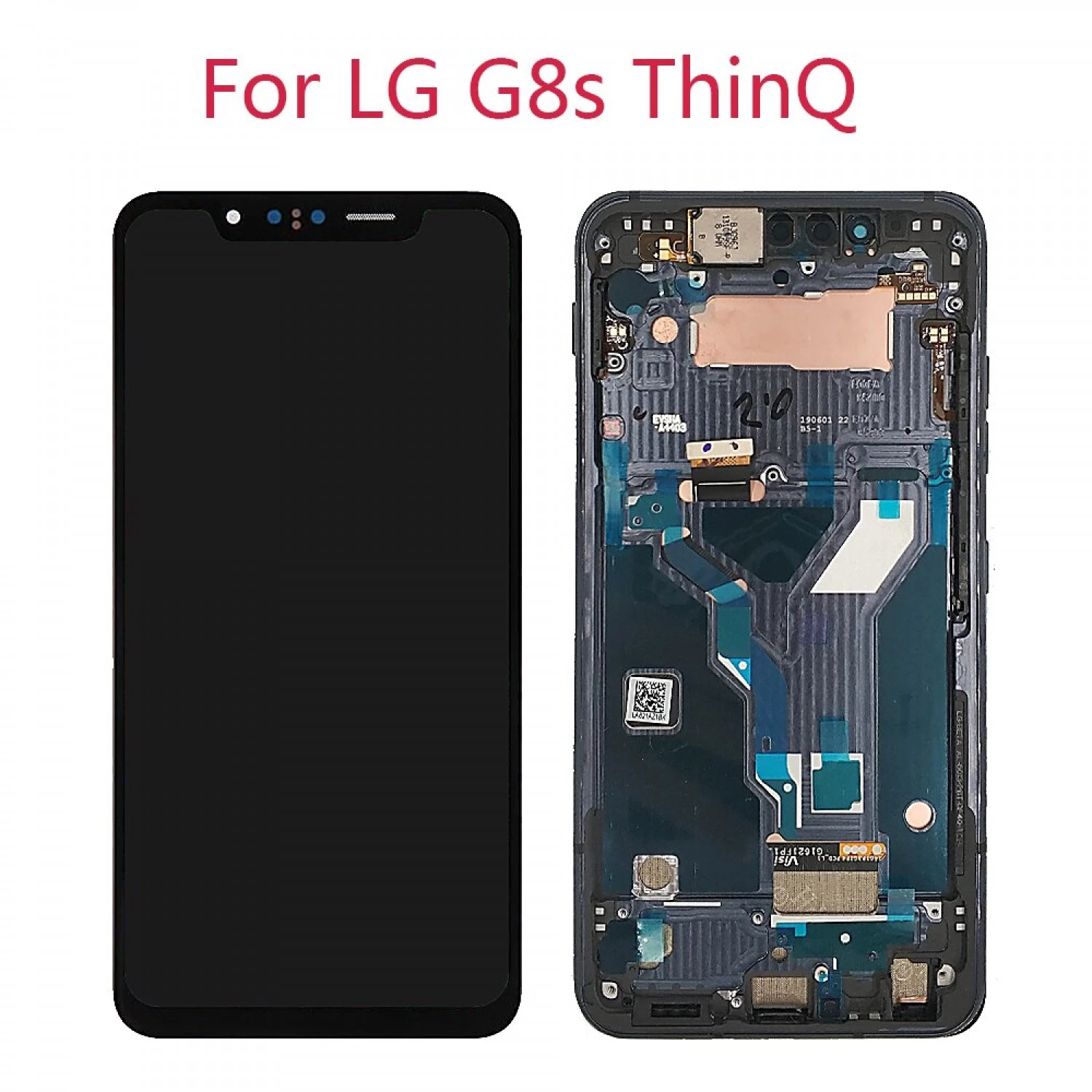 lcd digitizer with frame for LG G8s ThinQ G810 LMG810