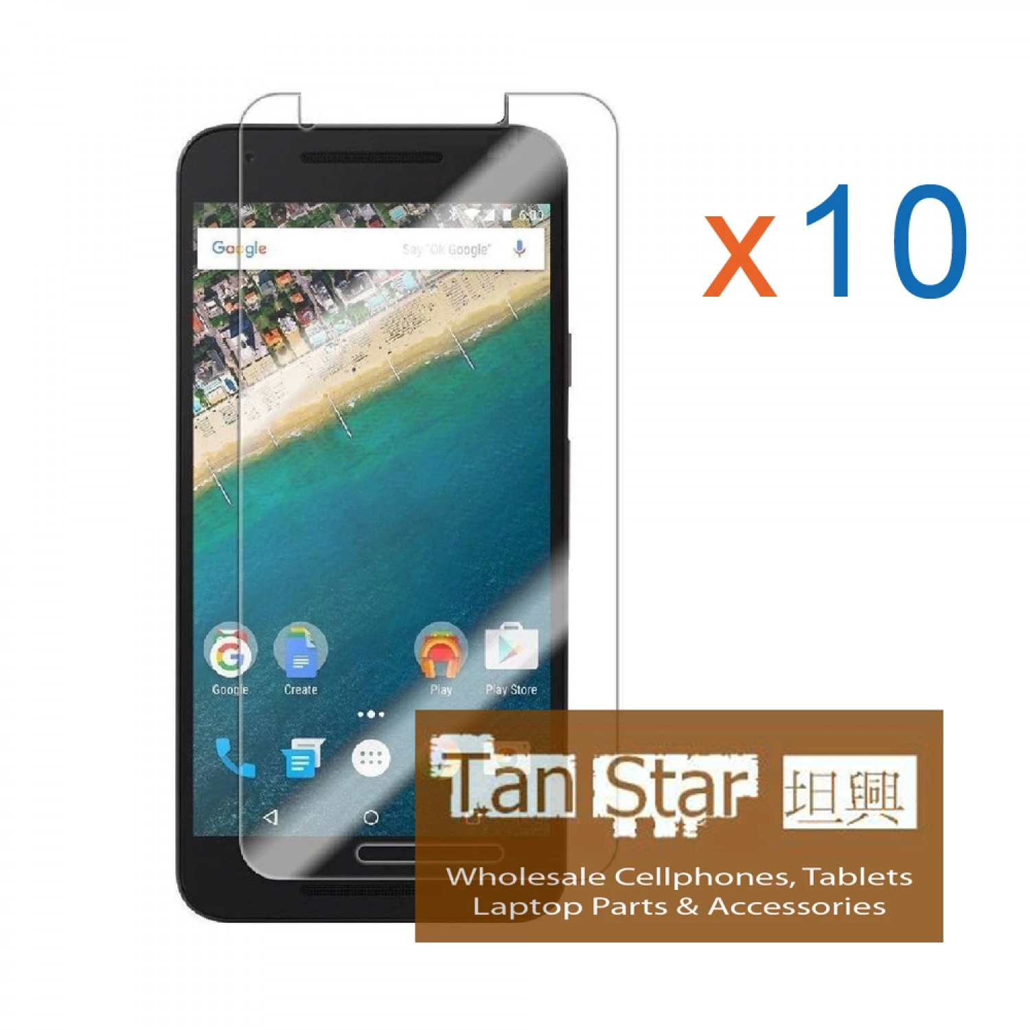 Google Pixel 2 BOX (10pcs) Tempered Glass Screen Protector