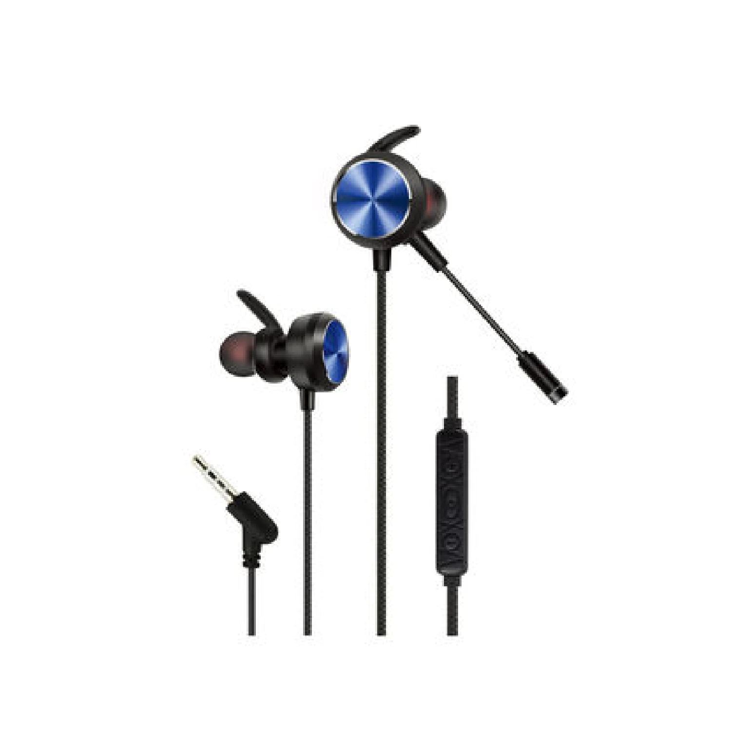 In-Ear Wired Gaming Earphones with Remote and Mic GM-D3