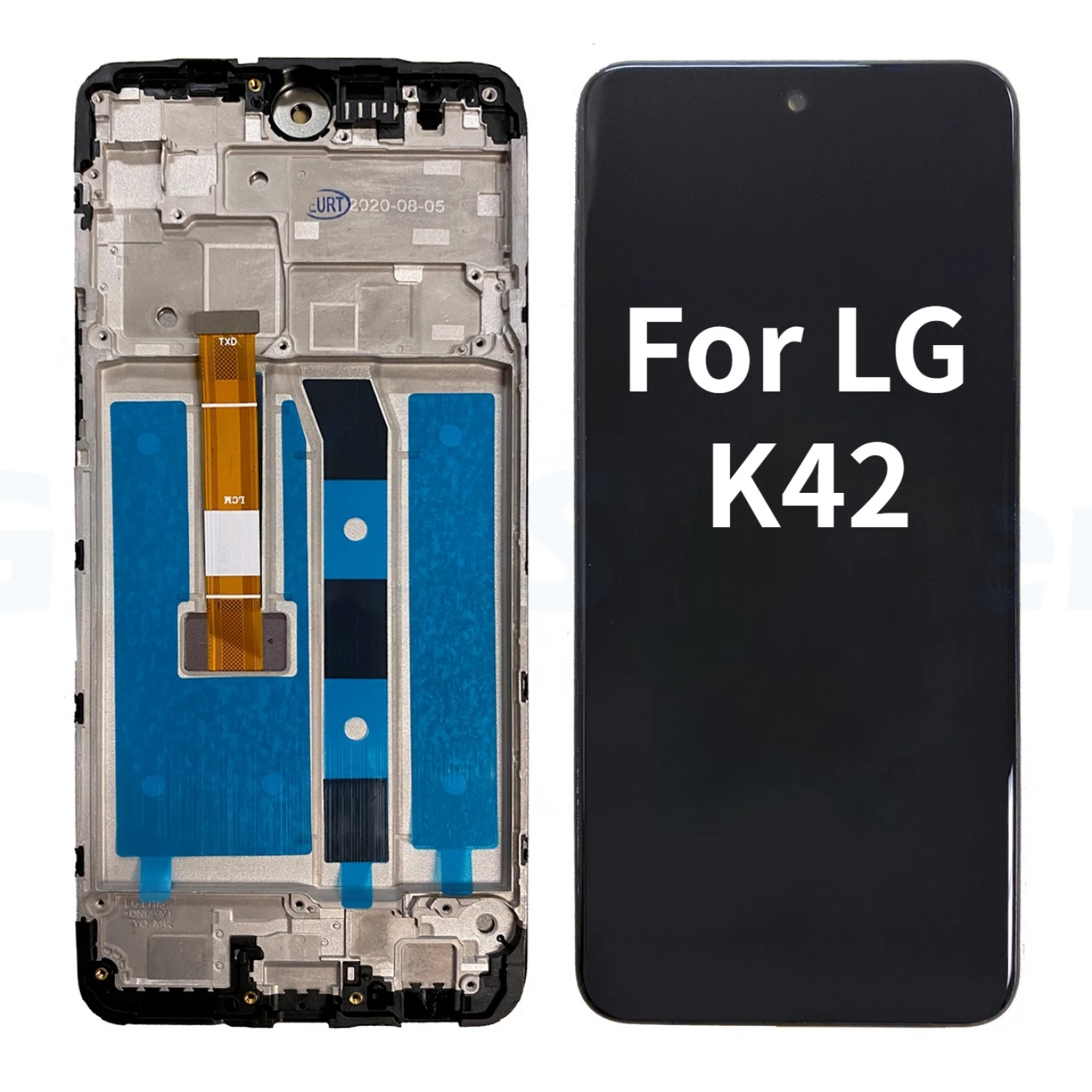 LCD digitizer with frame for LG K42 LM-K420 K20BMW K420