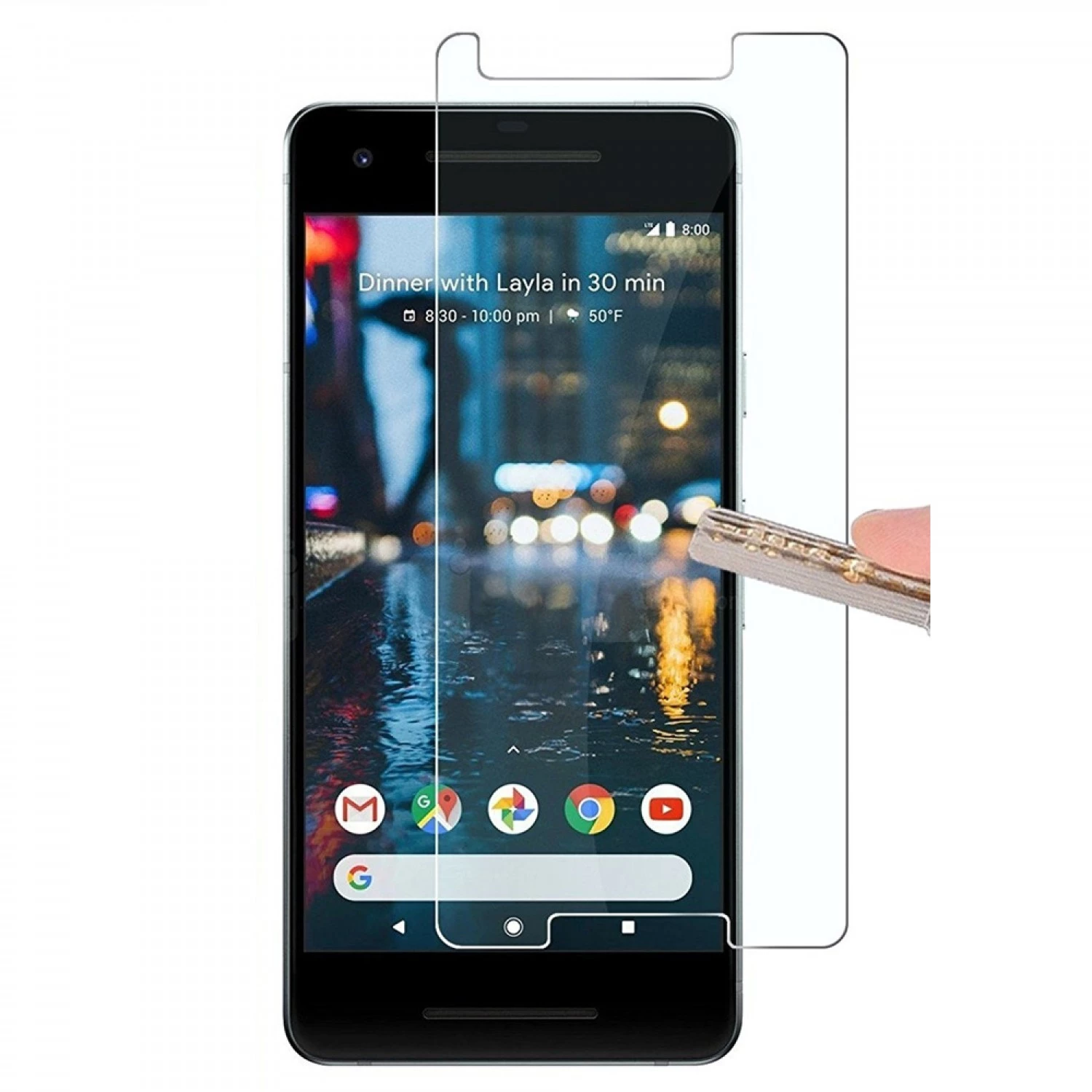 Google Pixel 2 XL Tempered Glass Screen Protector