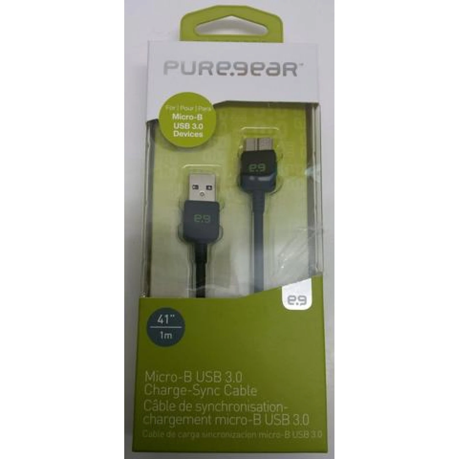 PureGear - USB 3.0 to Micro B Data Cable - 1 Meter