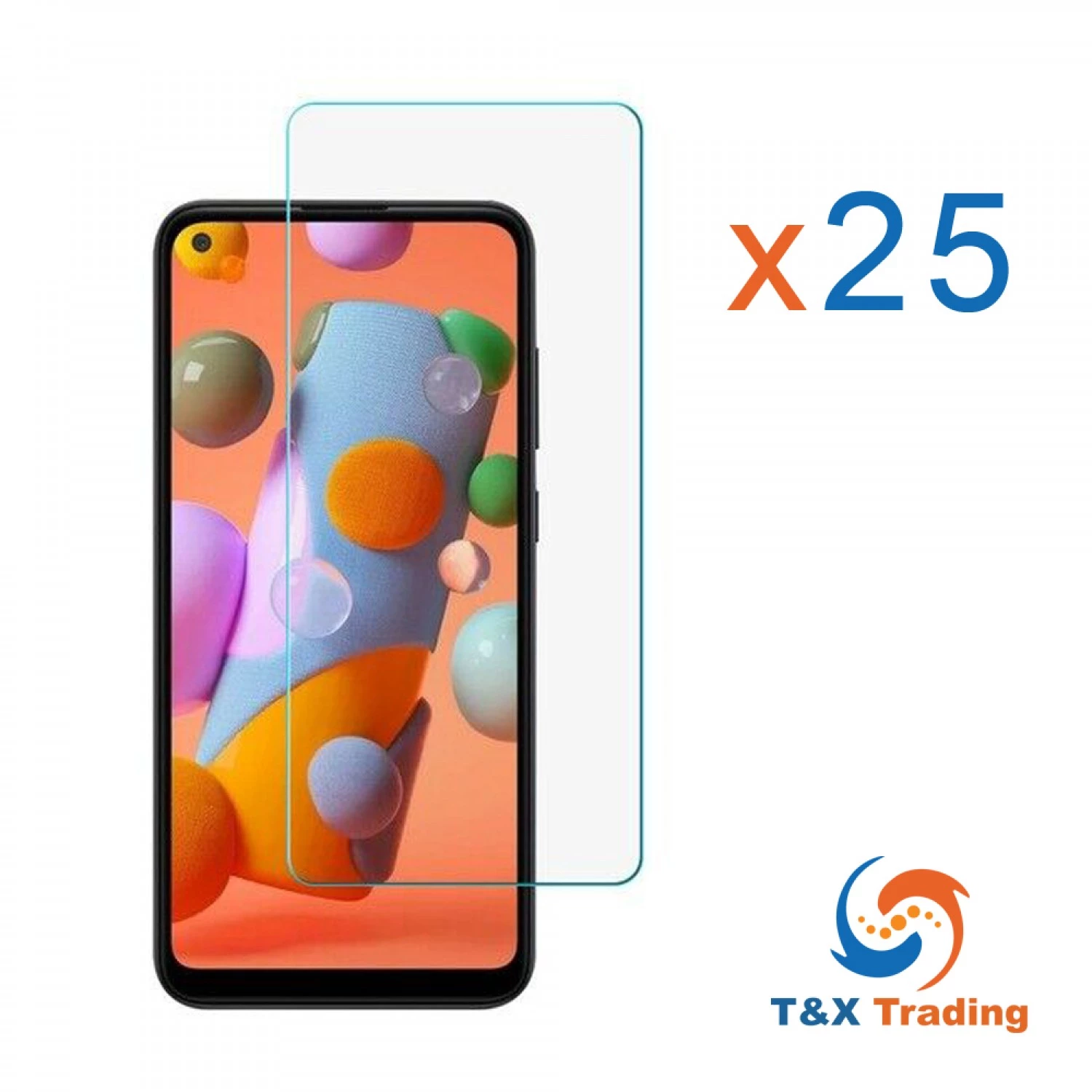 Samsung Galaxy A11 / A71 Bulk (25Pcs) Tempered Glass Screen Protector