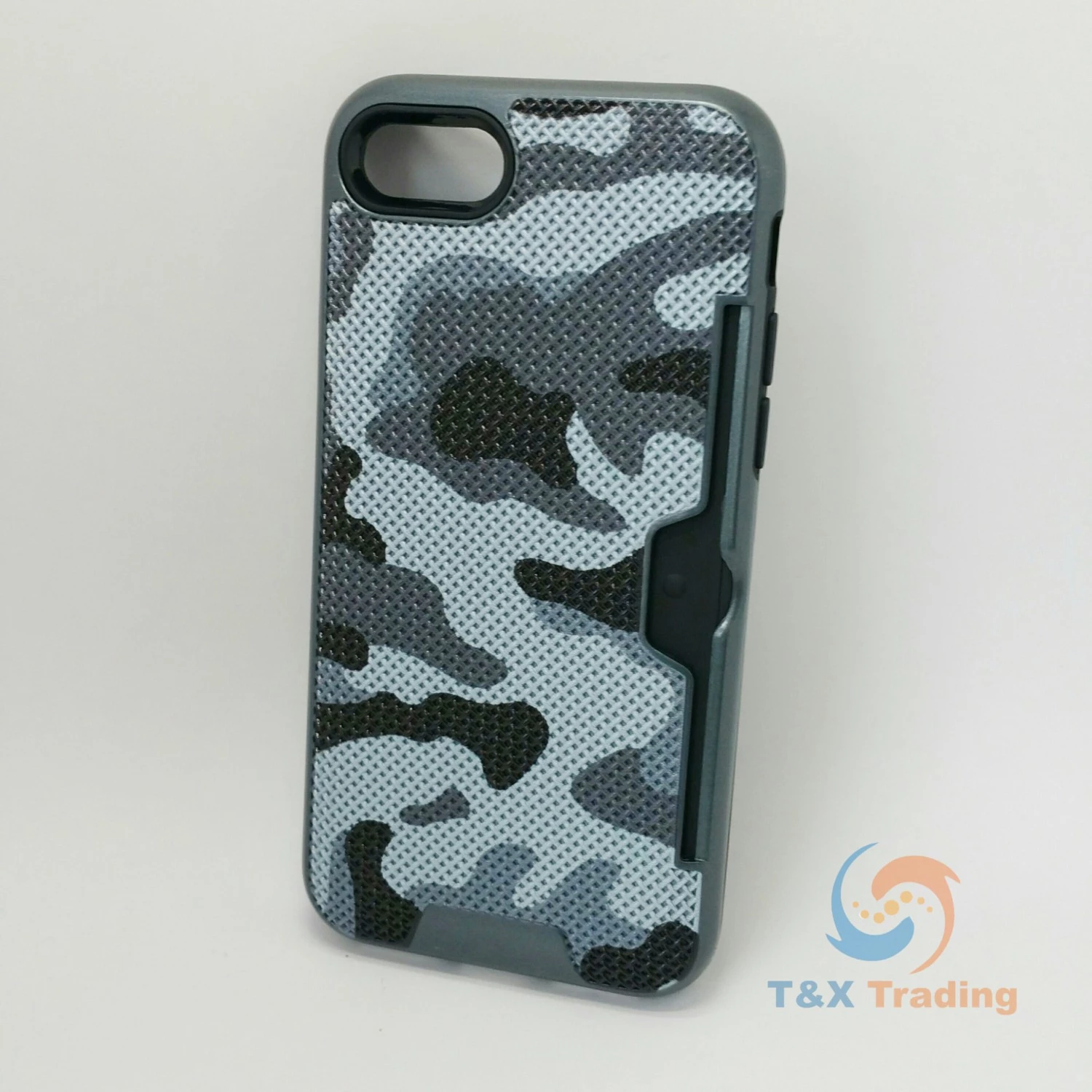 Apple iPhone 7 / 8 - Military Camouflage Credit Card Holder Case