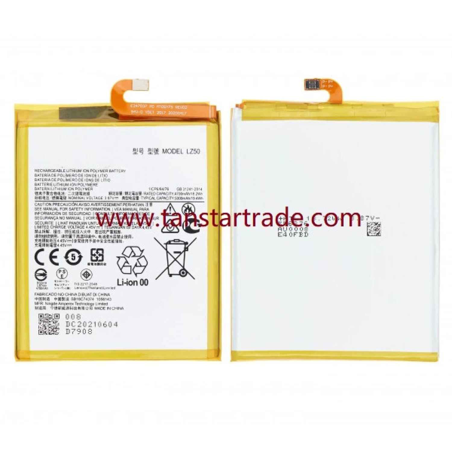 replacement battery LZ50 for Motorola Moto G100 XT2125 XT2075