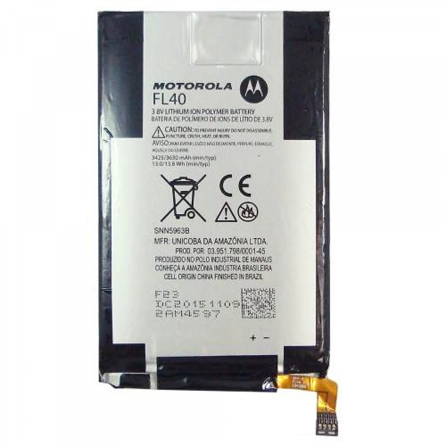 Replacement battery FL40 Motorola Moto X3 XT1561 X play XT1562