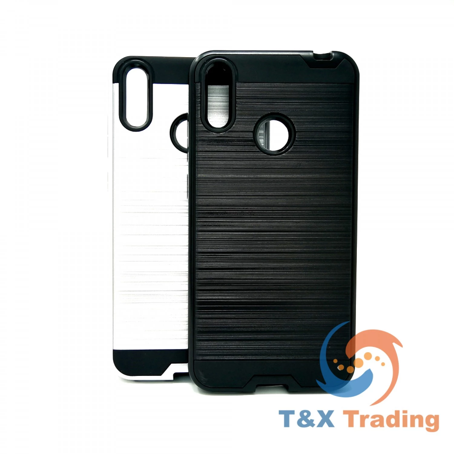 HuaWei Y7 Pro 2019 - Slim Sleek Brush Metal Case