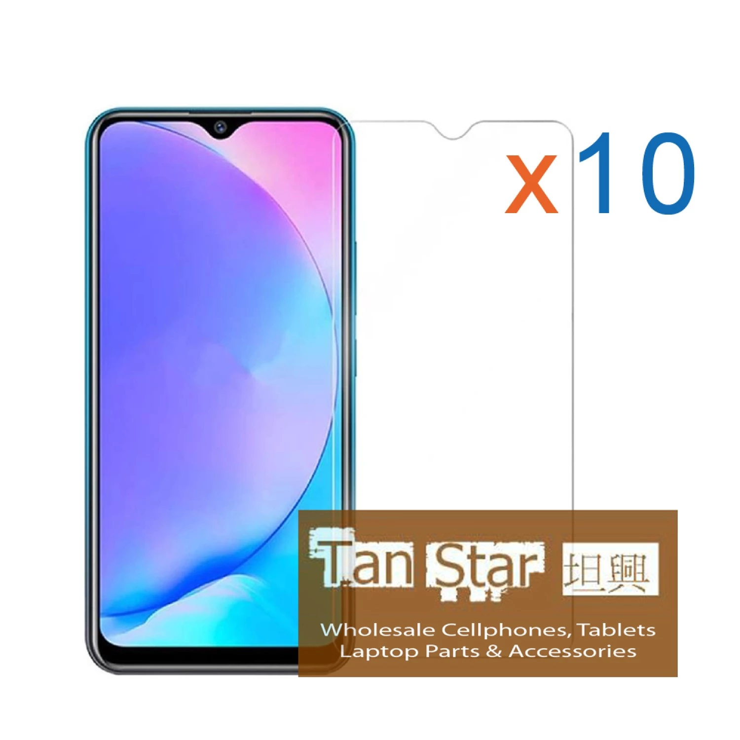 Vivo Y21 / Samsung A70 BOX (10pcs) Tempered Glass Screen Protector